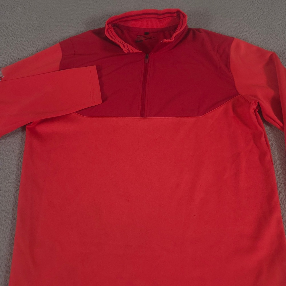 Nike Pullover Mens Large Dri-Fit Golf Tour Performance 1/4 Zip Two Tone Active